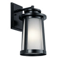 KICHLER 49918BK Harbor Bay 15.75" 1 Light Wall Light Black