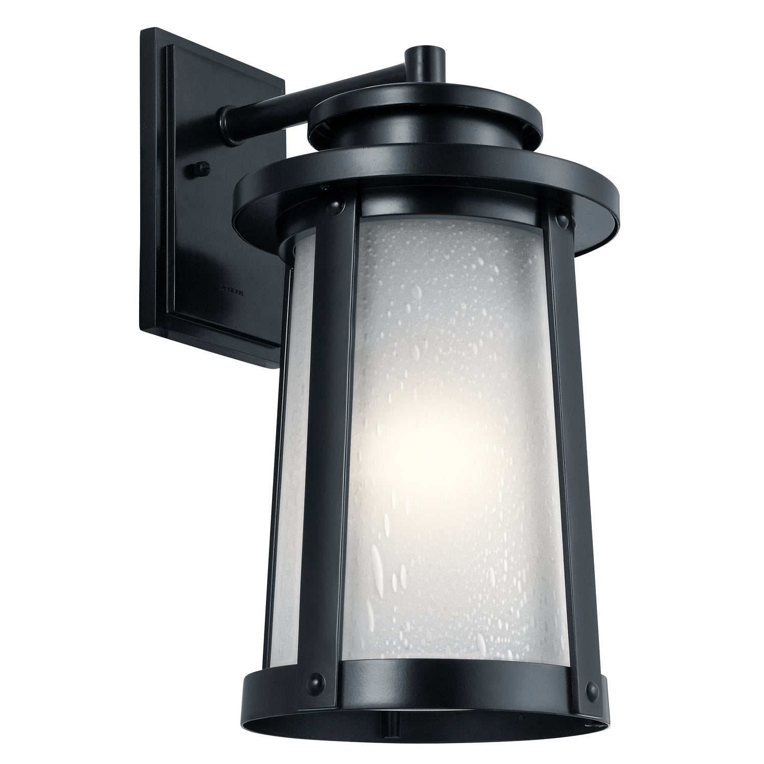 KICHLER 49919BK Harbor Bay 18.5" 1 Light Wall Light Black