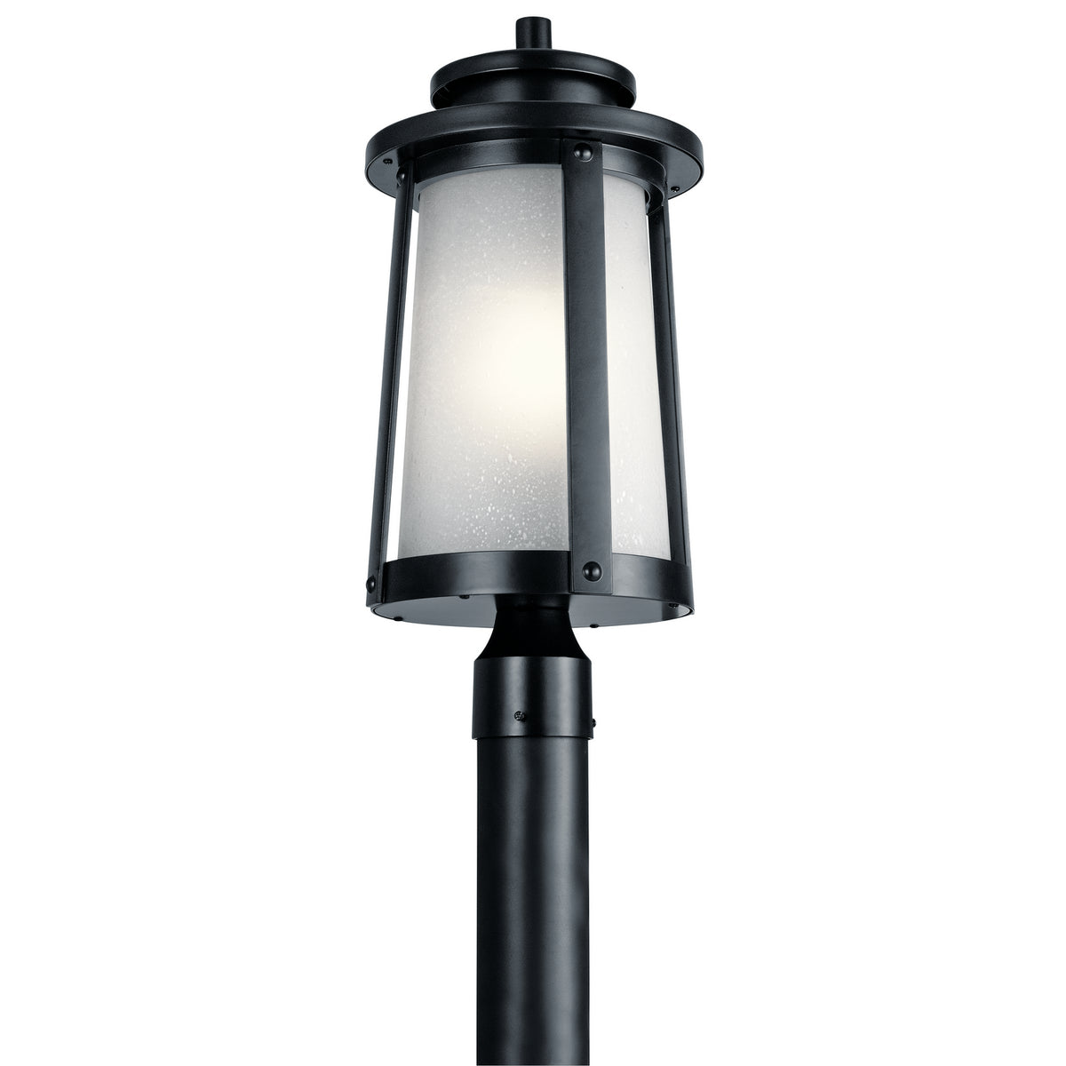 KICHLER 49920BK Harbor Bay 1 Light Post Light Black