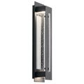 KICHLER 49946BKTLED River Path 23" Led Outdoor Wall Light With Clear Seeded Glass In Textured Black