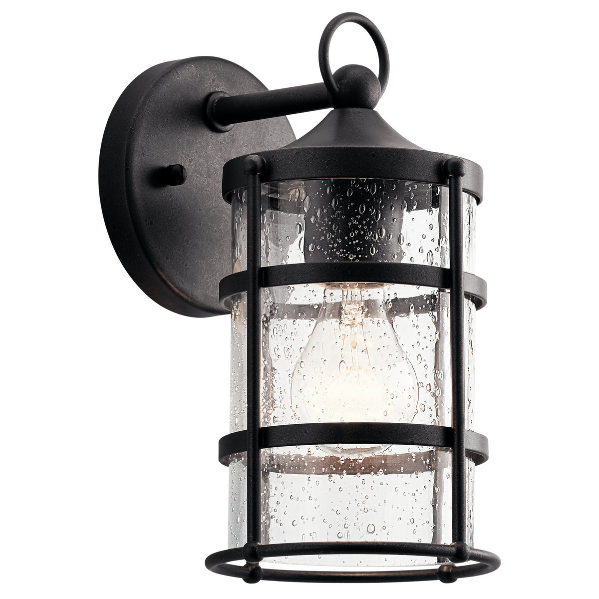 KICHLER 49960AVI Mill Lane 10" 1 Light Wall Light Anvil Iron