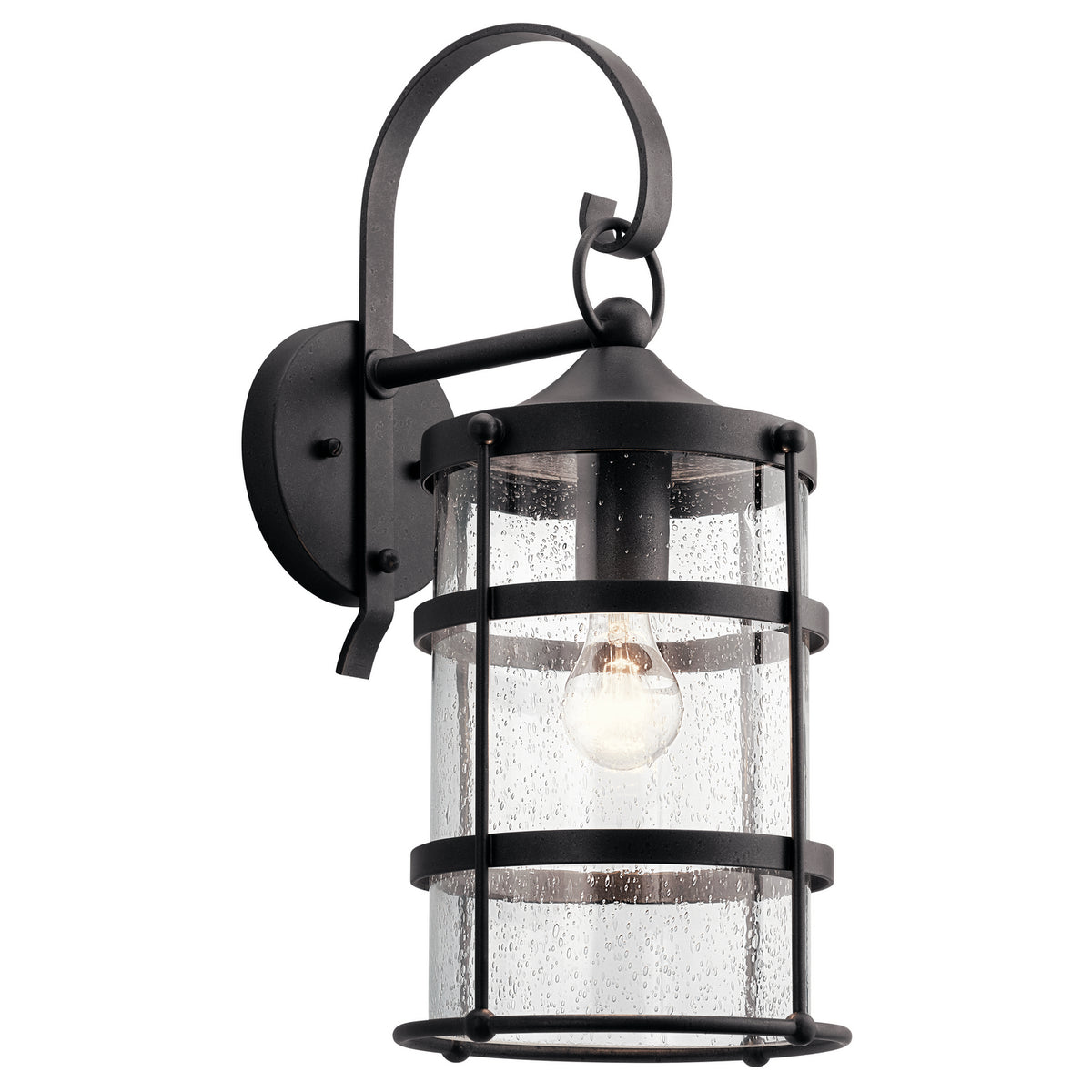 KICHLER 49962AVI Mill Lane 21" 1 Light Wall Light Anvil Iron