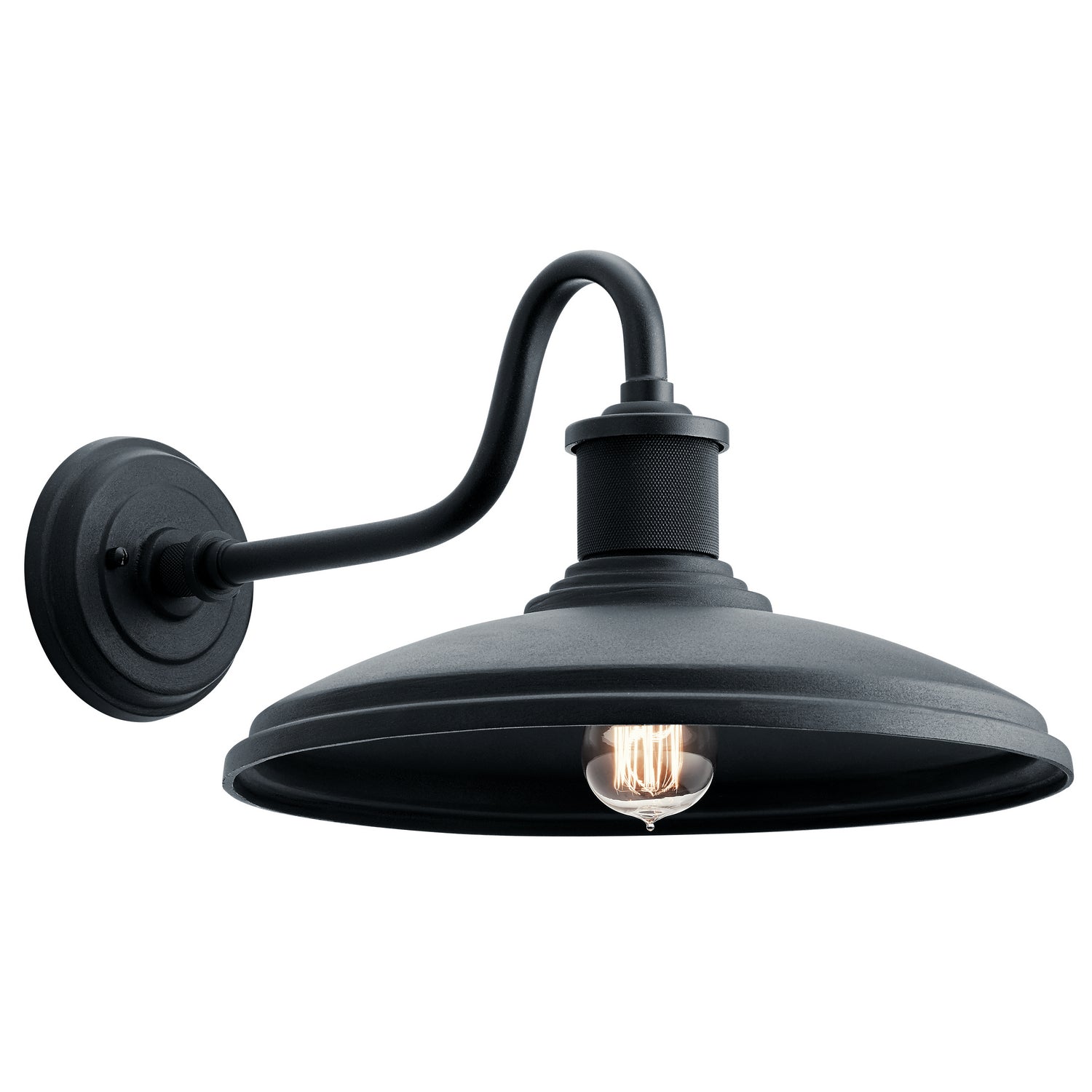 KICHLER 49981BKT Allenbury 14" 1 Light Outdoor Wall Light With Textured Black