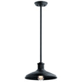 KICHLER 49982BKT Allenbury 12" 1 Light Outdoor Convertible Pendant Light With Textured Black