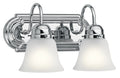KICHLER 5336CHS 12.25" 2 Light Vanity Light Chrome
