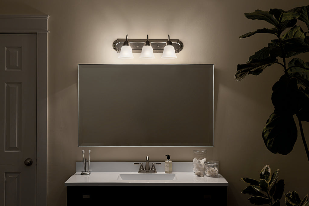 KICHLER 5337NIS 24" 3 Light Vanity Light Brushed Nickel
