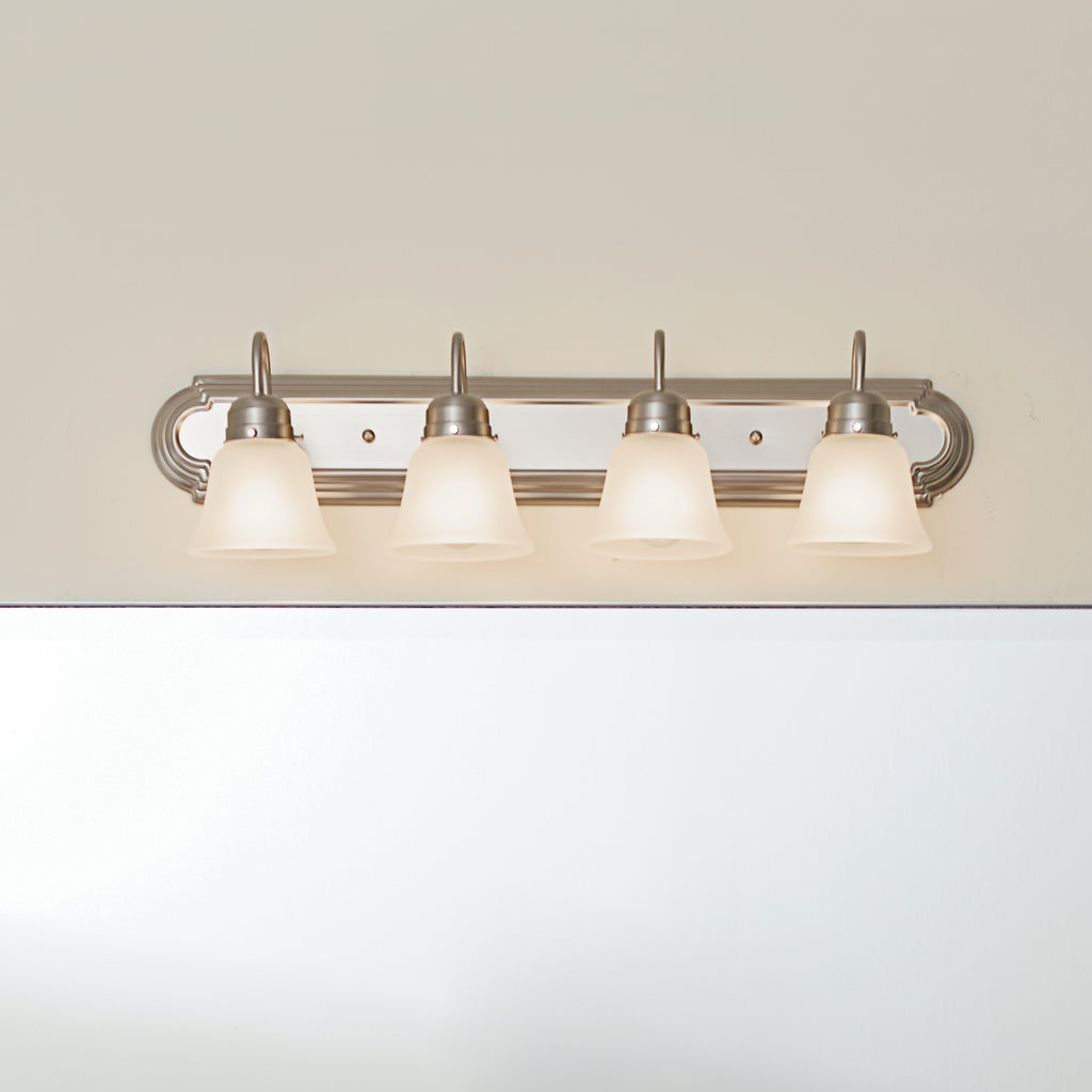 KICHLER 5338NIS 4 Light Vanity Light Brushed Nickel