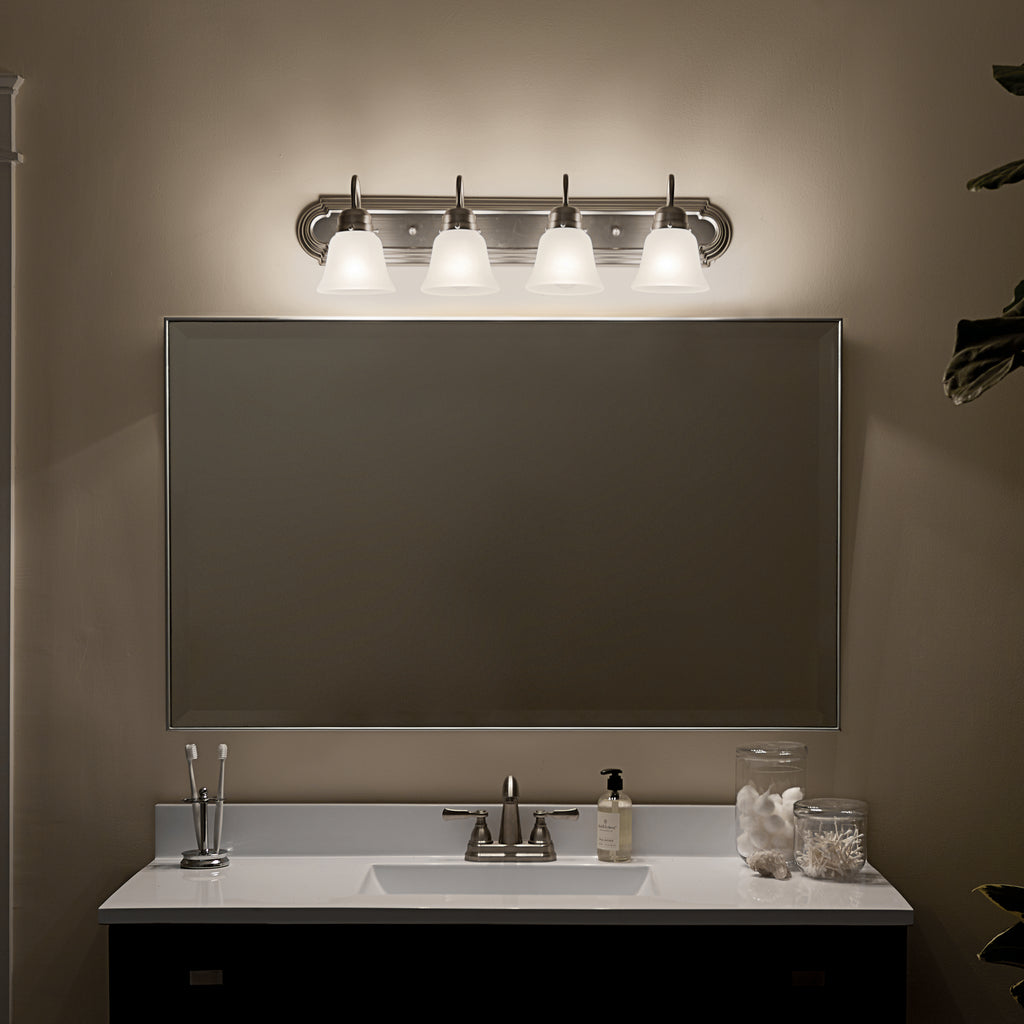 KICHLER 5338NIS 4 Light Vanity Light Brushed Nickel