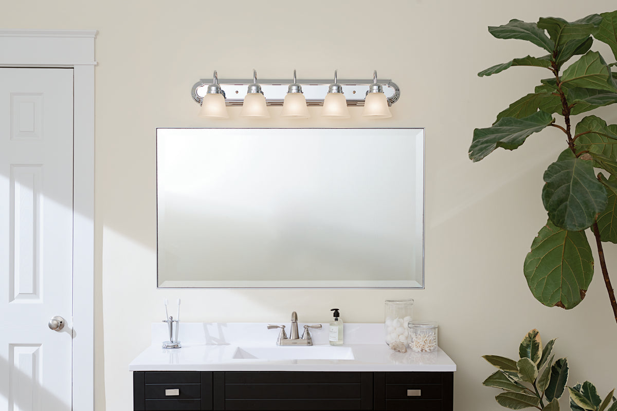 KICHLER 5339CHS 36" 5 Light Vanity Light Chrome