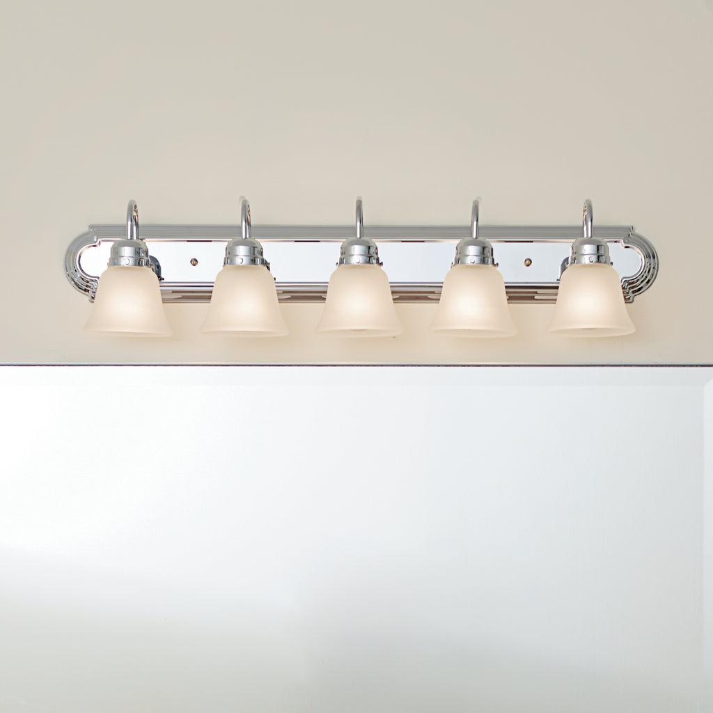 KICHLER 5339CHS 36" 5 Light Vanity Light Chrome