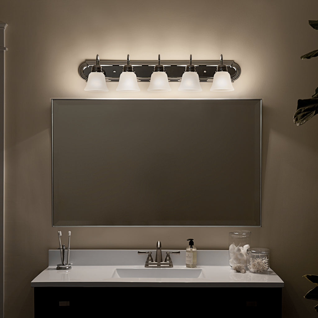 KICHLER 5339CHS 36" 5 Light Vanity Light Chrome