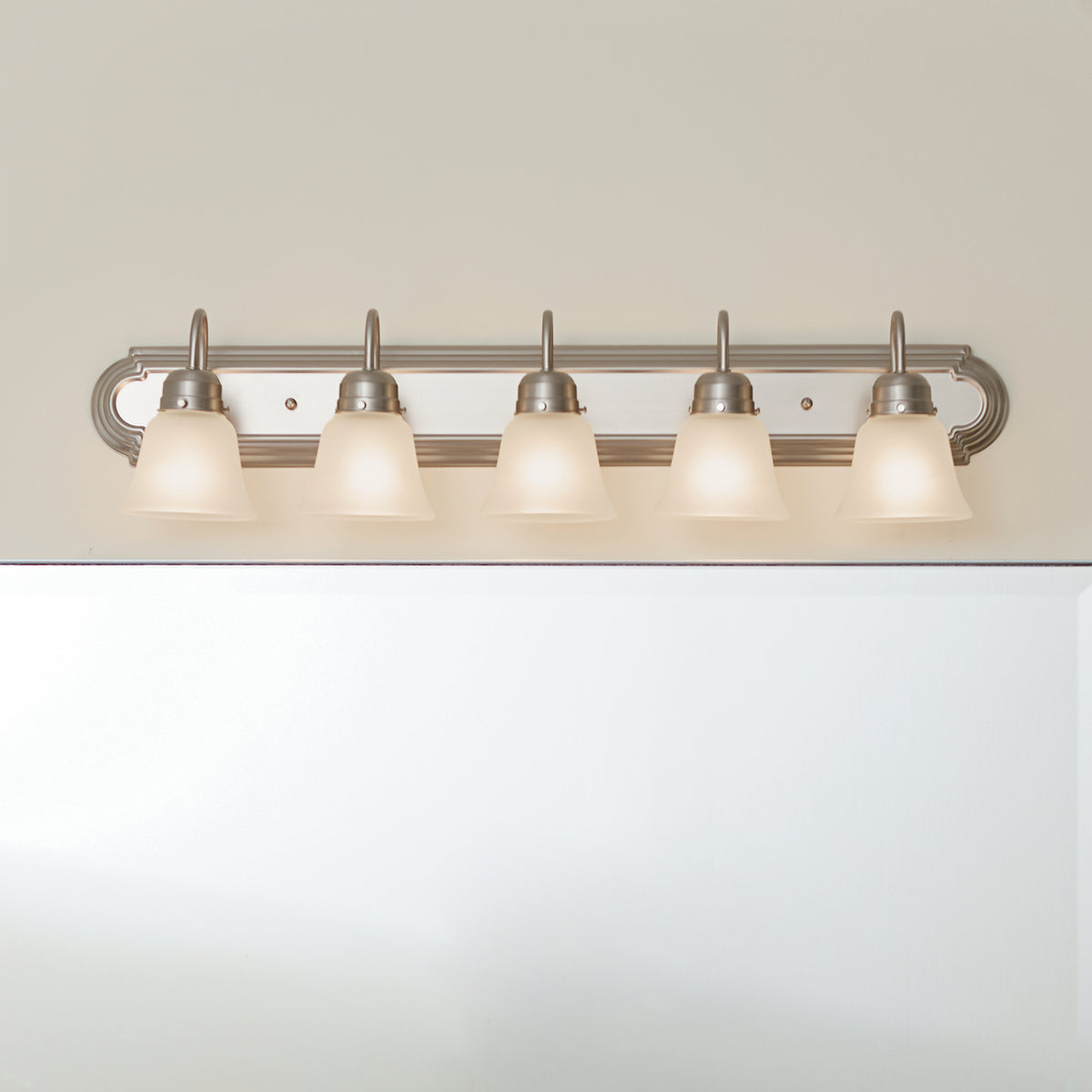 KICHLER 5339NIS 36" 5 Light Vanity Light Brushed Nickel