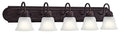 KICHLER 5339TZS 36" 5 Light Vanity Light Tannery Bronze