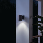 KICHLER 9234BK Cylinder 7" 1 Light Wall Light Black
