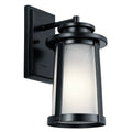 KICHLER 49917BK Harbor Bay 12.25" 1 Light Wall Light Black
