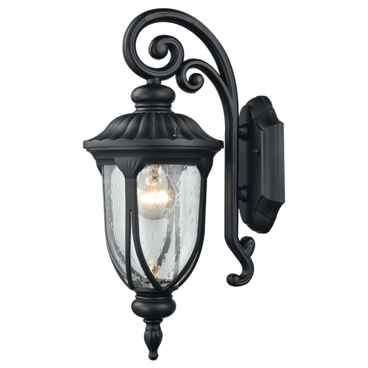 ELK SHOWROOM 87100/1 Derry Hill 17'' High 1-Light Outdoor Sconce - Matte Black