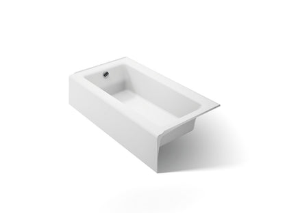 KOHLER K-875-0 Bellwether 60" x 32" alcove bath, left drain - White