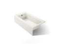 KOHLER K-875-96 Bellwether 60" X 32" Alcove Bath, Left Drain - Biscuit