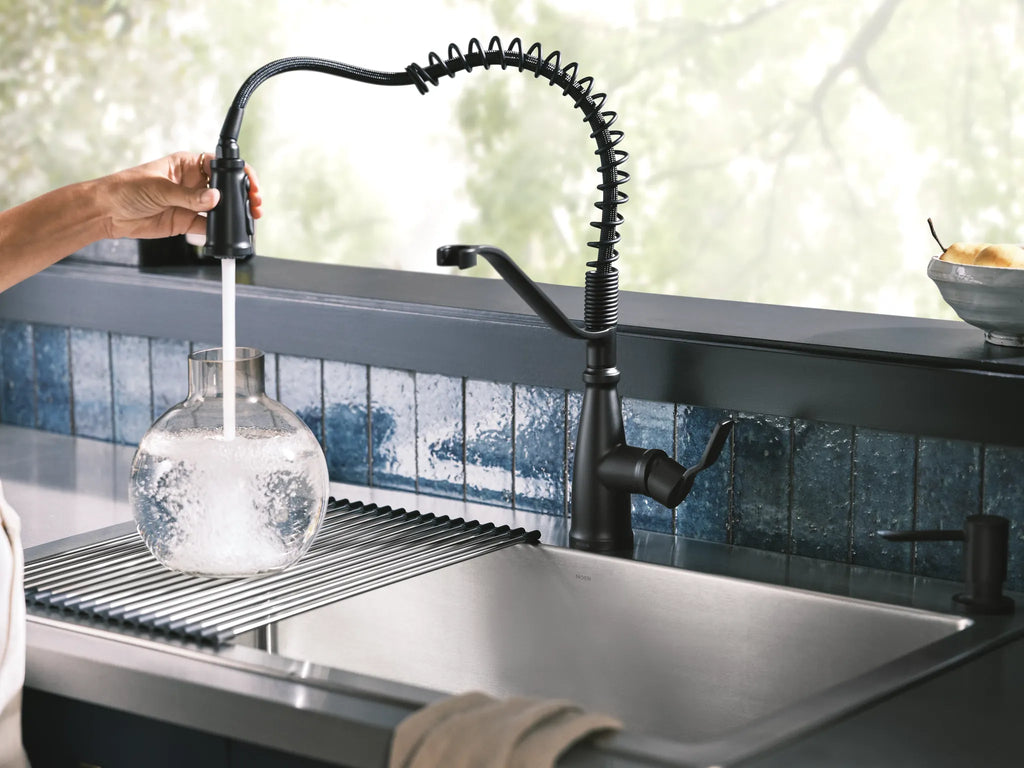 MOEN S3947BL Modern Soap Dispenser - Matte Black