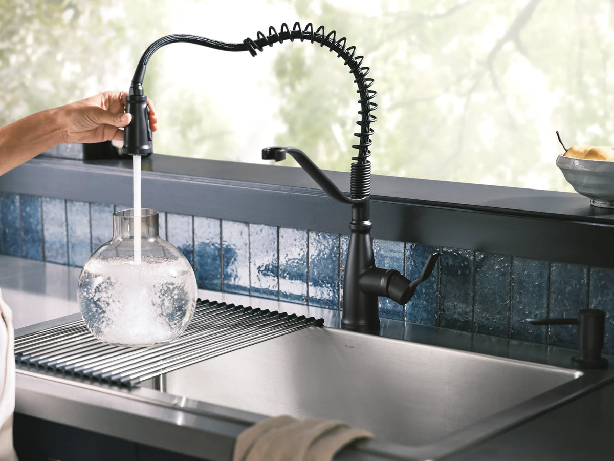 MOEN S3947BL Modern Soap Dispenser - Matte Black