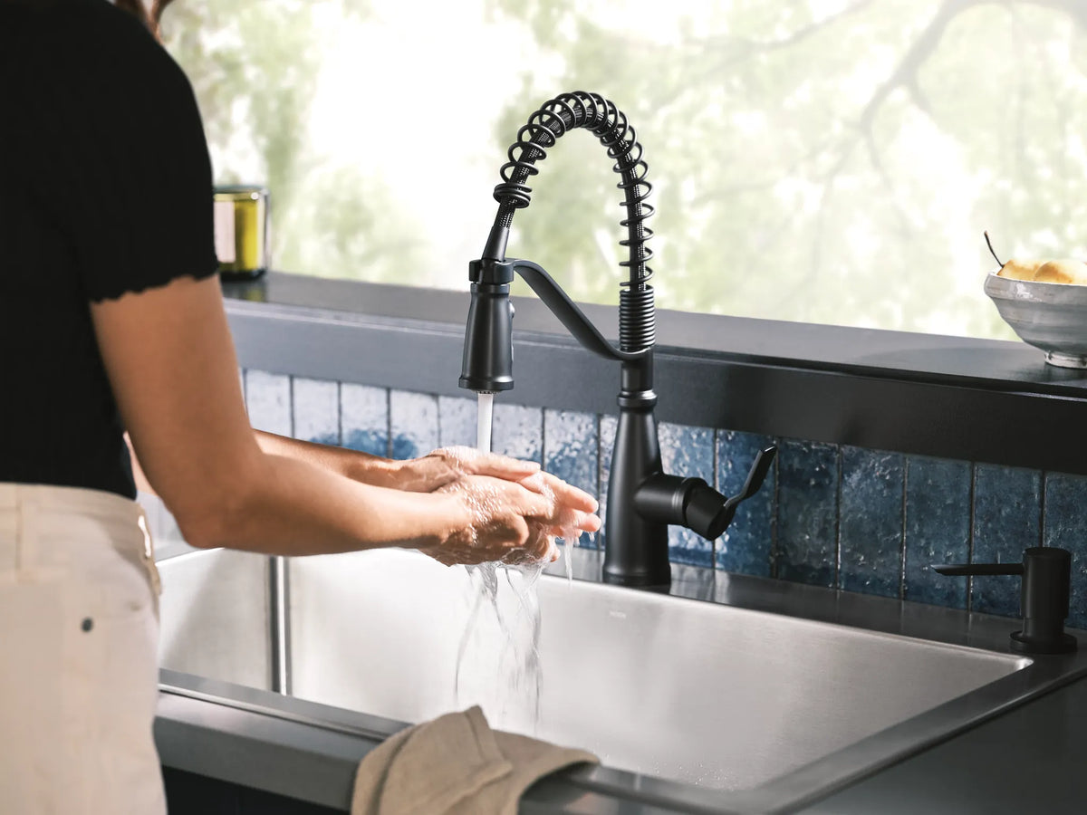 MOEN S3947BL Modern Soap Dispenser - Matte Black