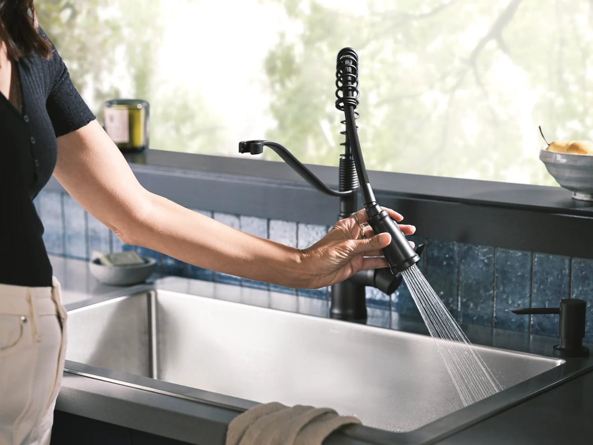 MOEN S3947BL Modern Soap Dispenser - Matte Black