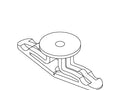 KOHLER Hollow Wall Anchor,Nylon, K-879201