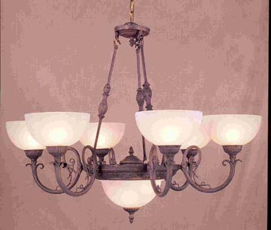 ELK SHOWROOM 88113 Chandelier W/Bot Glass Bowl