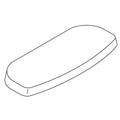 KOHLER Toilet Tank Cover - Black Black, K-88497-7