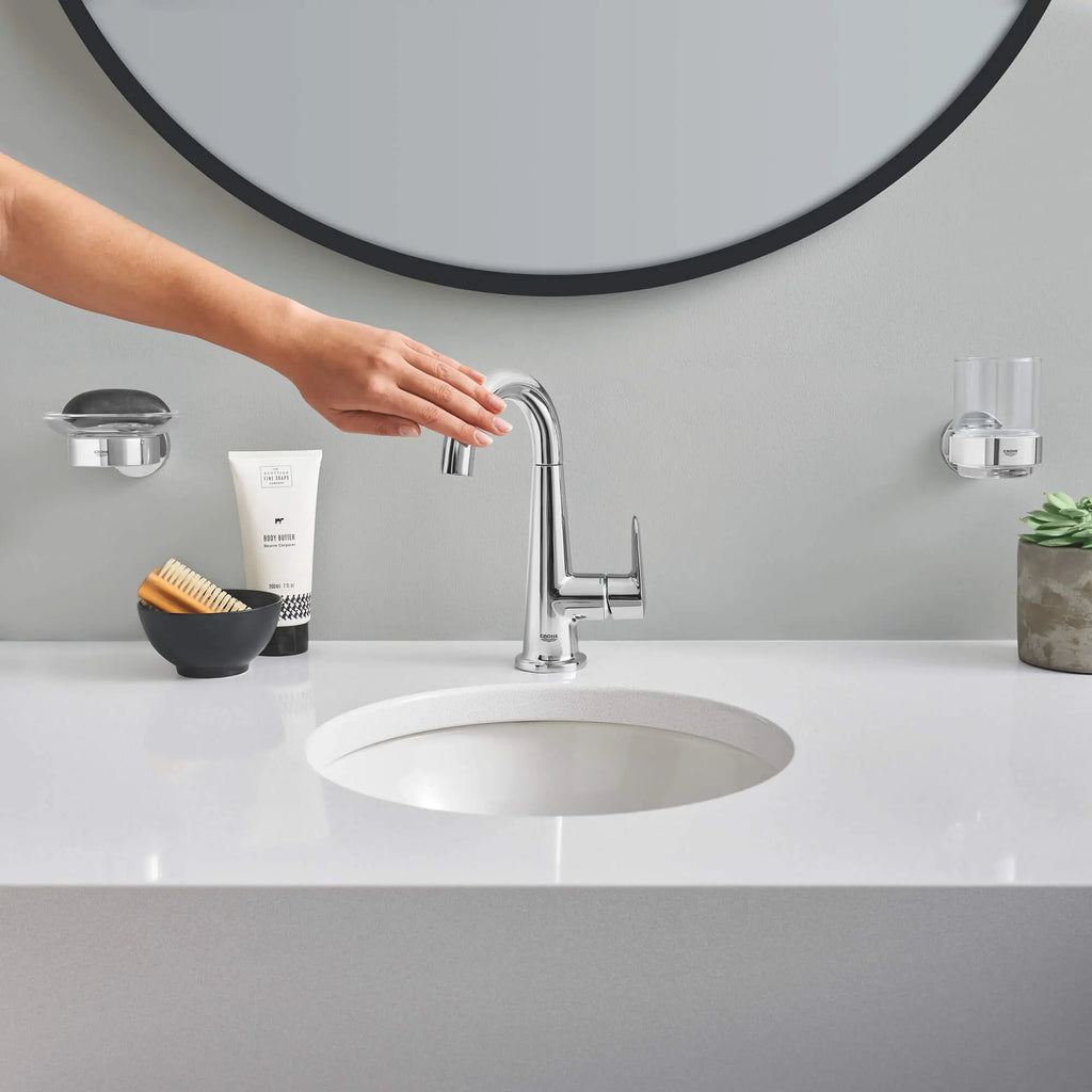 GROHE 23837000 Veletto Single-Handle 4" Centerset Bathroom Faucet, 1.2 GPM - Chrome