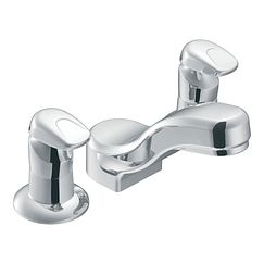 MOEN 8889 M-Press Two-Handle Metering Lavatory Faucet - Chrome