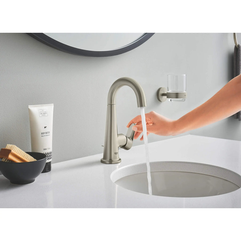 GROHE 23837EN0 Veletto Single-Handle 4" Centerset Bathroom Faucet, 1.2 GPM - Brushed Nickel