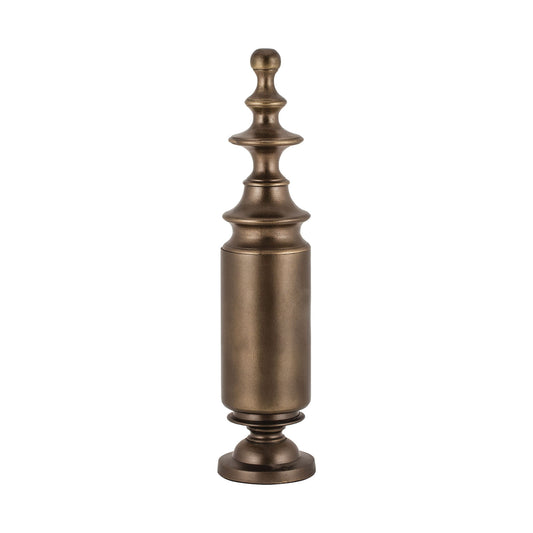 ELK STUDIO 8903-021 Footed Brass Finial - Short