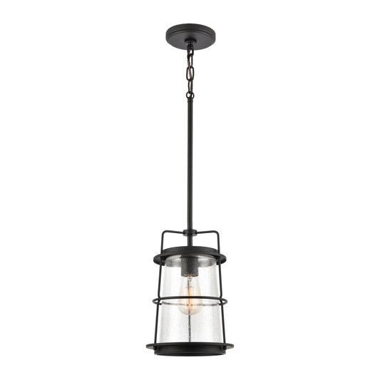 ELK SHOWROOM 89034/1 Kennington 8'' Wide 1-Light Mini Pendant - Black