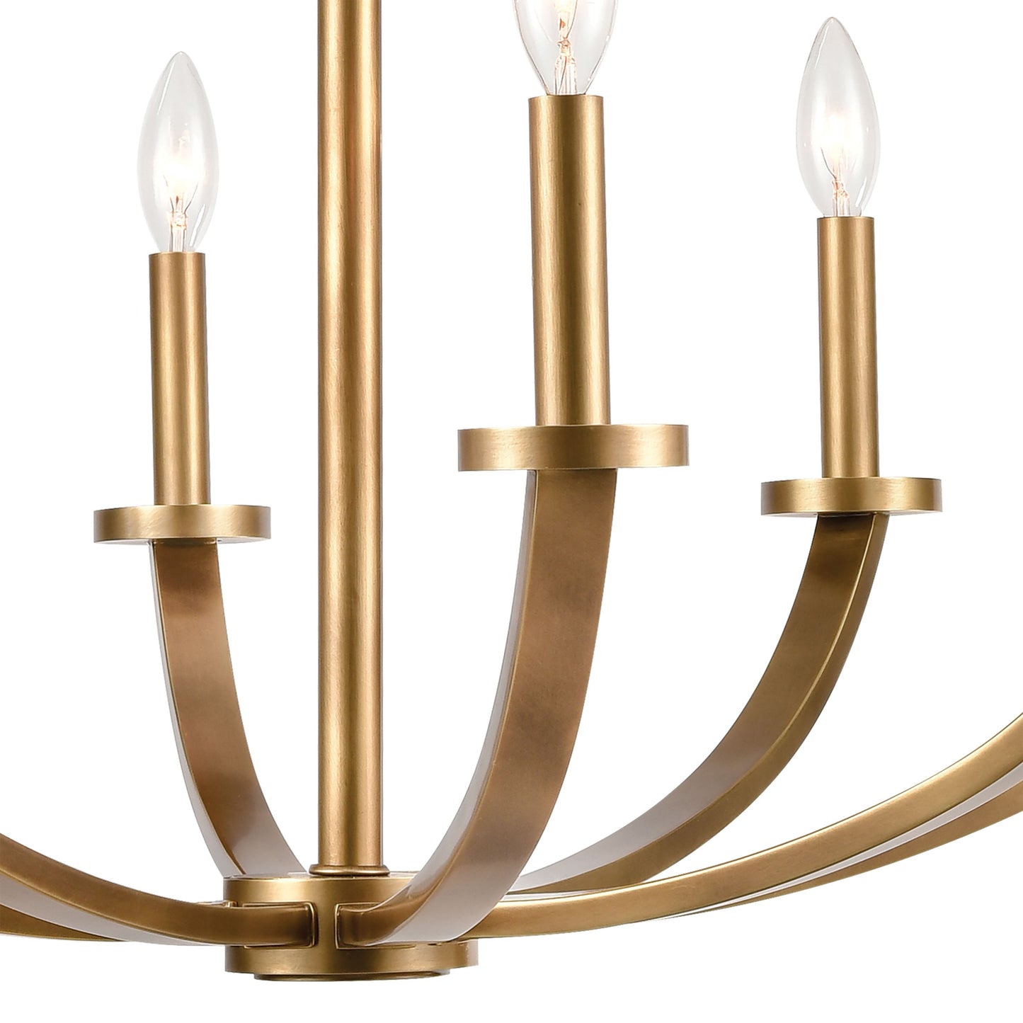 ELK SHOWROOM 89047/8 Erindale 30'' Wide 8-Light Chandelier - Natural Brass