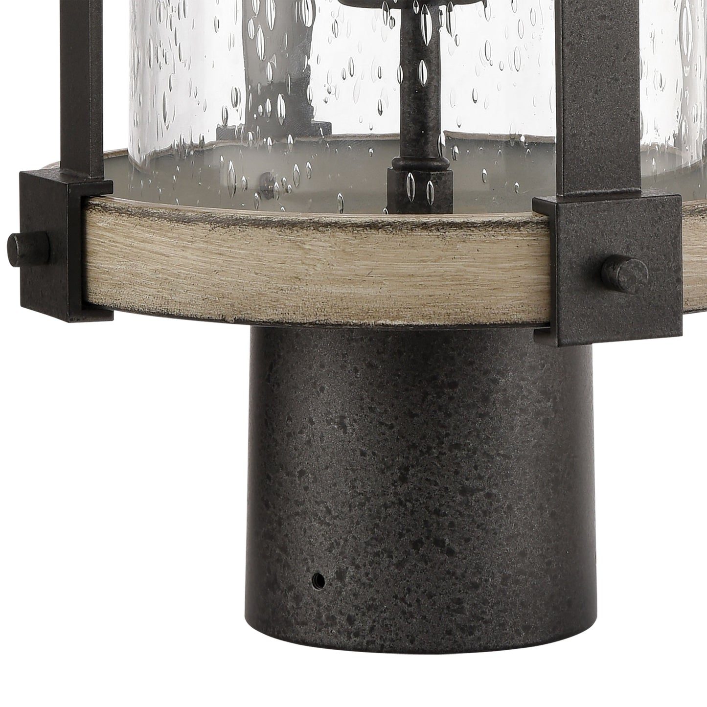 ELK SHOWROOM 89148/1 Annenberg 19'' High 1-Light Outdoor Post Light - Anvil Iron