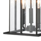 ELK SHOWROOM 89365/3 Oak Park 9'' Wide 3-Light Outdoor Pendant - Matte Black