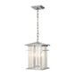 ELK SHOWROOM 89375/3 Oak Park 9'' Wide 3-Light Outdoor Pendant - Antique Brushed Aluminum