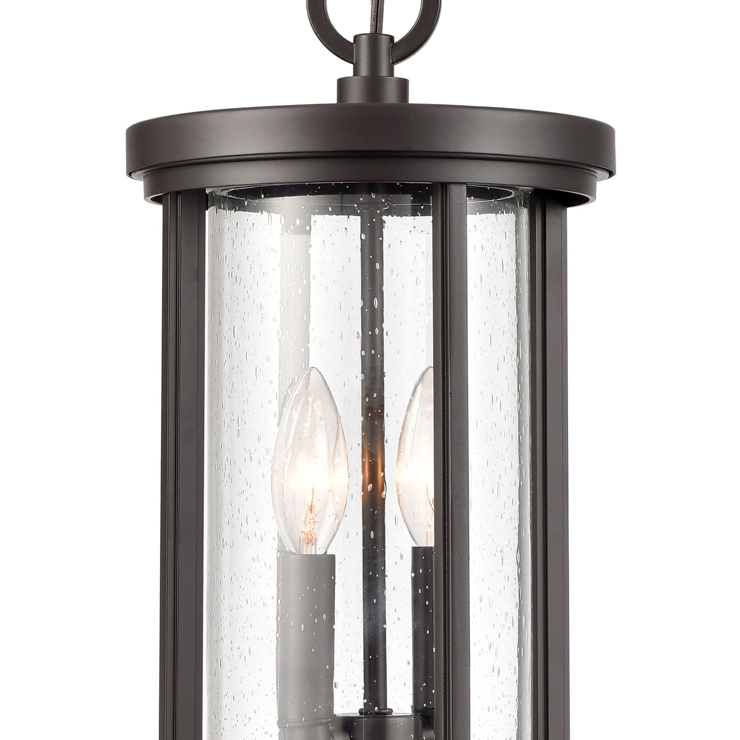 ELK SHOWROOM 89385/2 Brison 8'' Wide 2-Light Outdoor Pendant - Oil Rubbed Bronze