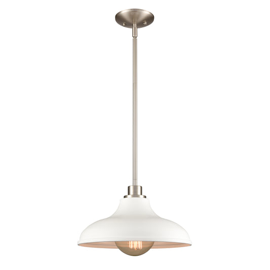 ELK SHOWROOM 89424/1 Grenville 13'' Wide 1-Light Pendant - Brushed Nickel