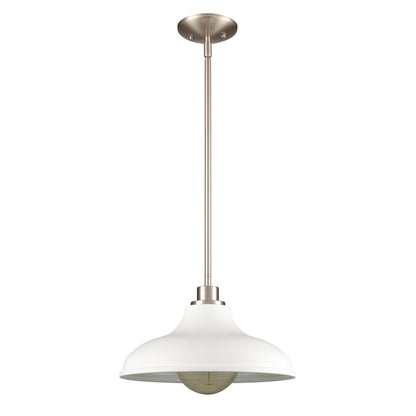 ELK SHOWROOM 89424/1 Grenville 13'' Wide 1-Light Pendant - Brushed Nickel