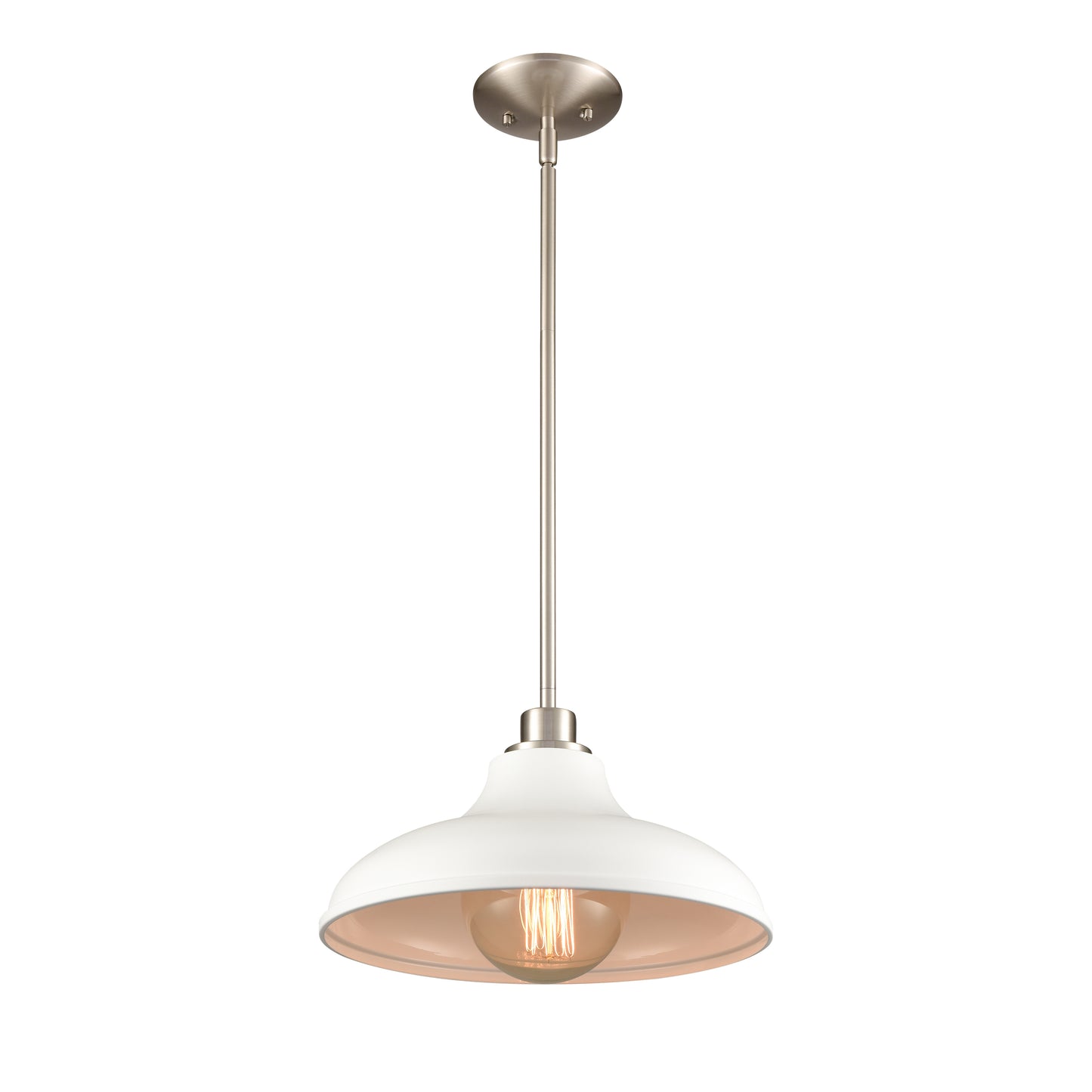 ELK SHOWROOM 89424/1 Grenville 13'' Wide 1-Light Pendant - Brushed Nickel