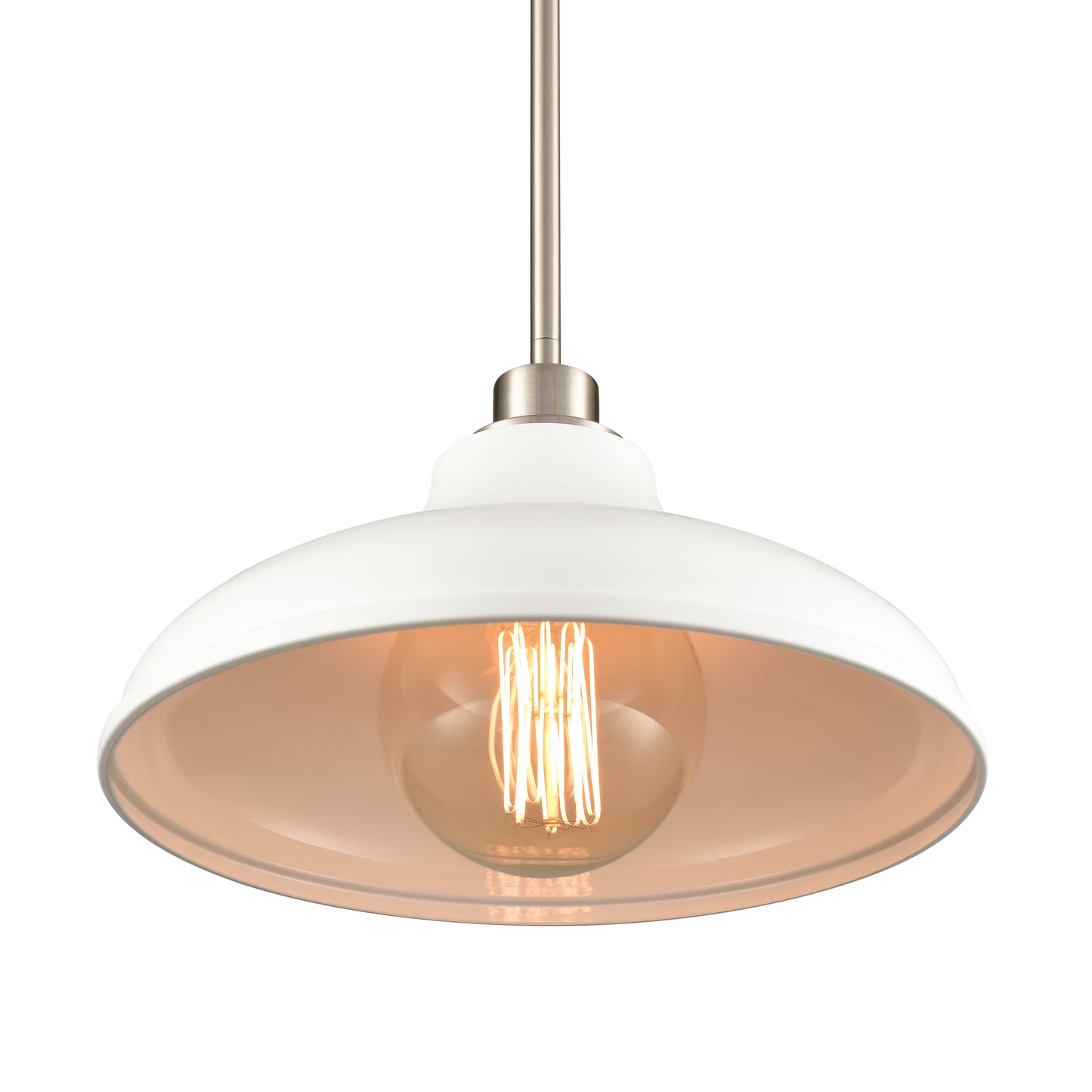 ELK SHOWROOM 89424/1 Grenville 13'' Wide 1-Light Pendant - Brushed Nickel