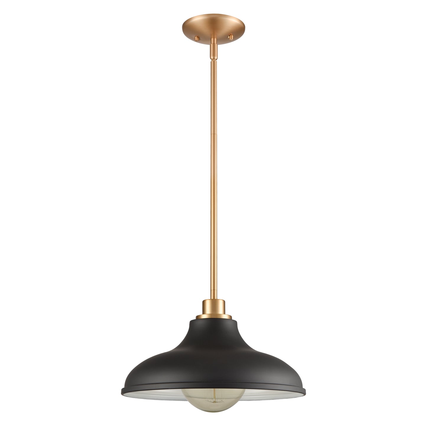 ELK SHOWROOM 89434/1 Grenville 13'' Wide 1-Light Pendant - Brushed Gold