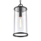 ELK SHOWROOM 89495/1 Hopkins 7.25'' Wide 1-Light Outdoor Hanging Light - Charcoal Black