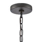 ELK SHOWROOM 89495/1 Hopkins 7.25'' Wide 1-Light Outdoor Hanging Light - Charcoal Black