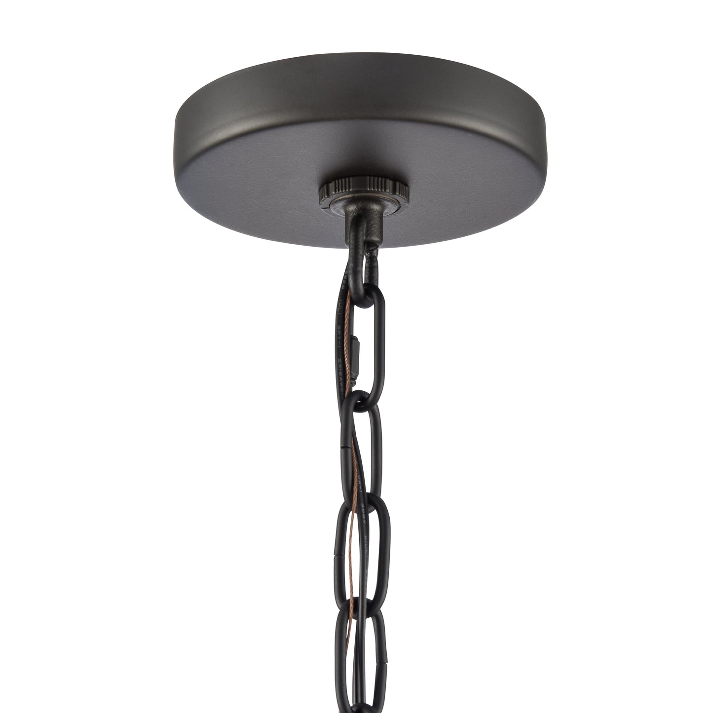 ELK SHOWROOM 89495/1 Hopkins 7.25'' Wide 1-Light Outdoor Hanging Light - Charcoal Black