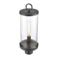 ELK SHOWROOM 89496/1 Hopkins 20.75'' High 1-Light Outdoor Post Light - Charcoal Black