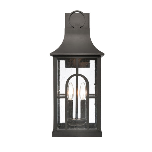 ELK SHOWROOM 89601/2 Triumph 21'' High 2-Light Outdoor Sconce - Textured Black