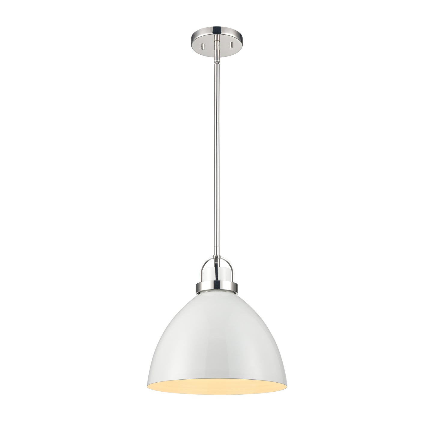 ELK SHOWROOM 89650/1 Somerville 12'' Wide 1-Light Pendant - Gloss White